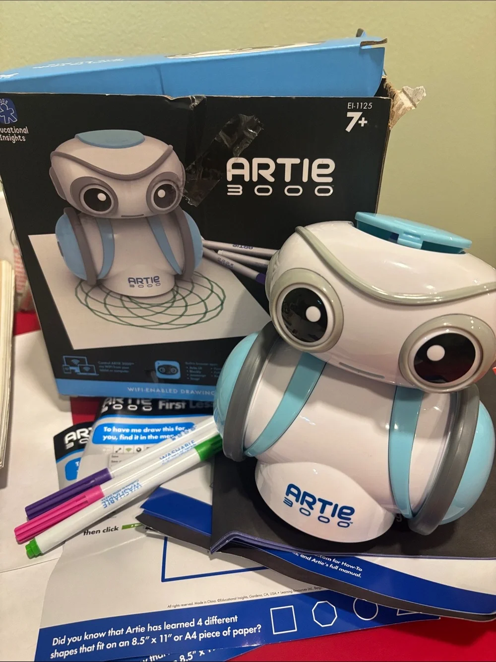Artie 3000 Coding Robot - White & Light Blue